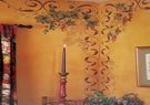名都园别墅餐厅-墙体彩绘工程