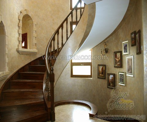  gold stand,lime stucco,crackle paint